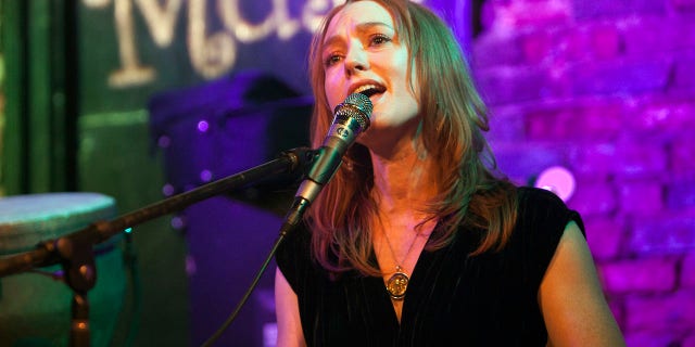 Singer / pianist Alicia Witt performs at the Evening Muse on December 17, 2016 in Charlotte, North Carolina.