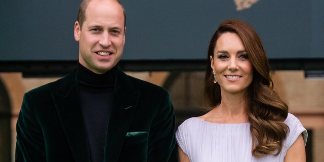 Prince William, Duke of Cambridge and Catherine, Duchess of Cambridge attend the Earthshot Prize 2021 at Alexandra Palace on October 17, 2021 in London, England.