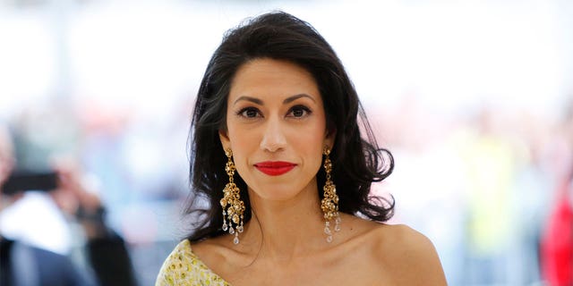 Huma Abedin arrives at the Metropolitan Museum of Art Costume Institute Gala (Met Gala) to celebrate the opening of 