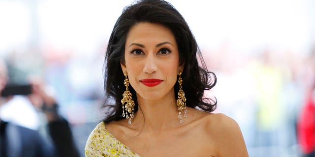 Huma Abedin arrives at the Metropolitan Museum of Art Costume Institute Gala (Met Gala) to celebrate the opening of 