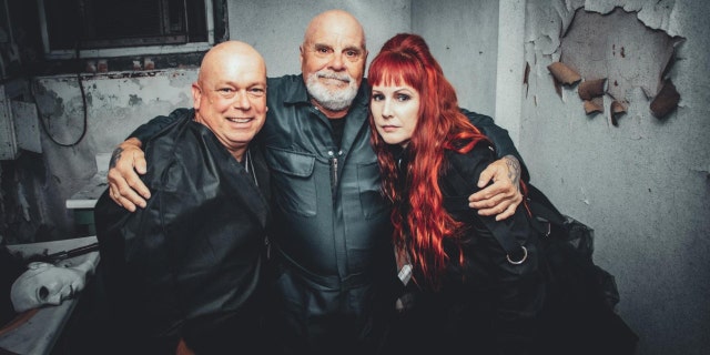 Cassandra Winward, 48, and Hank Zientak, 51, from Philadelphia, were one of 12 couples who were married by "Halloween" actor Tony Moran at The Old Hospital on College Hill last month.