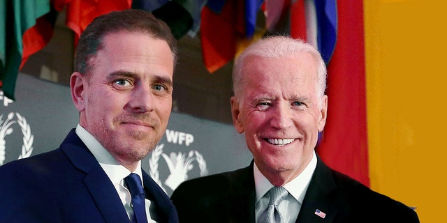 Hunter Biden (left) and President Joe Biden (right).
