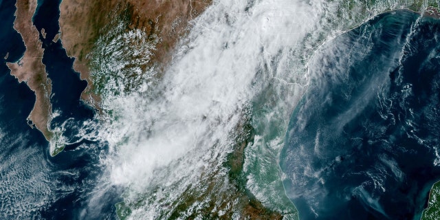 A NOAA satellite image of Hurricane Pamela