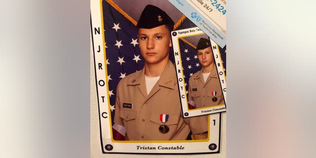 Tristan Constable is a member of the Junior Reserve Officer Training Corps.