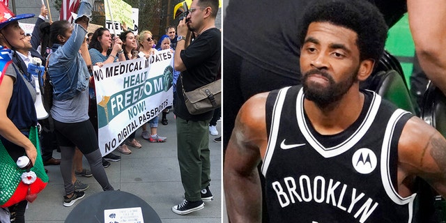 A freedom rally and Kyrie Irving.