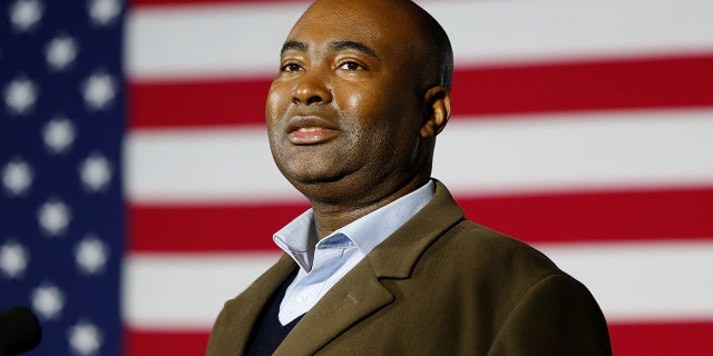 DNC launches tax day ad buy in key states, claiming a GOP tax plan could 'raise taxes' 2 FILE - Democratic U.S. Senate candidate Jaime Harrison speaks at a watch party during Election Day in Columbia, South Carolina, Nov. 3, 2020. REUTERS/Randall Hill
