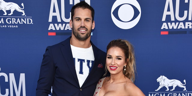 Jessie James Decker shared a PDA-filled photo of herself sharing a smooch with her husband Eric Decker.