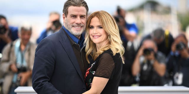 John Travolta and his wife Kelly Preston, who died in 2020 after a battle with breast cancer.