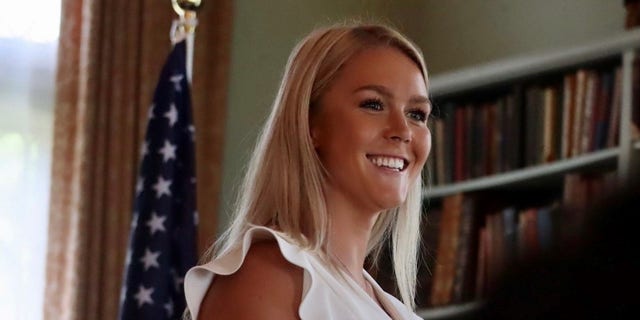 Karoline Leavitt, who worked in White House during President Trump's administration, is running for the Republican nomination in New Hampshire's 1st Congressional District