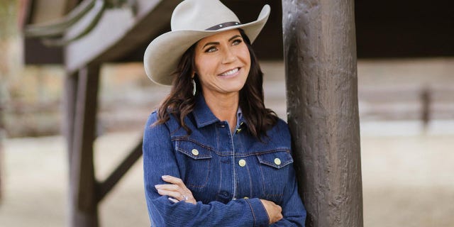 Gov. Kristi Noem at the Reagan Ranch in October 2021