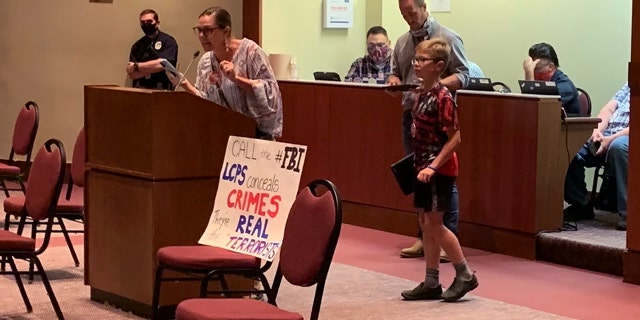 Parents at the Loudoun County School Board meeting