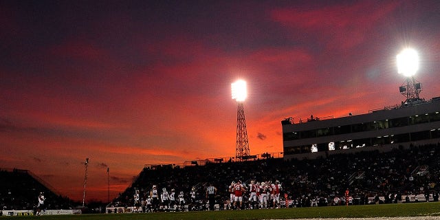 General view of Ladd-Peebles Stadium during the Senior Bowl on January 26, 2013 in Mobile, Alabama. The South won the game 21-16.