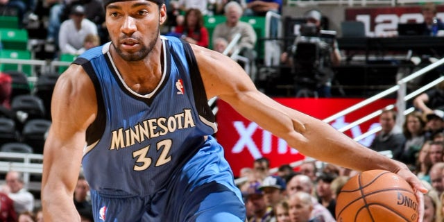 Lazar Hayward of the Minnesota Timberwolves drives against the Utah Jazz at Energy Solutions Arena on Jan. 2, 2013 in Salt Lake City, Utah.