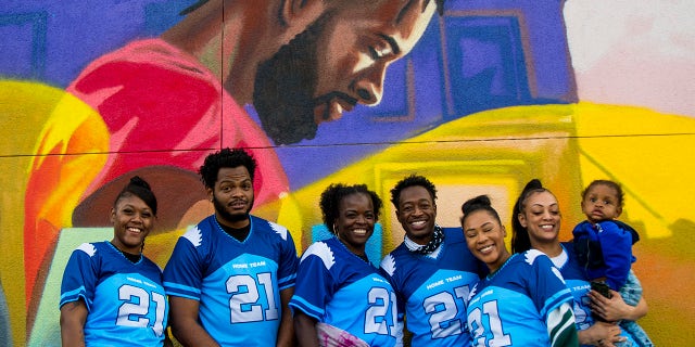 The group of volunteers took on a big renovation project
