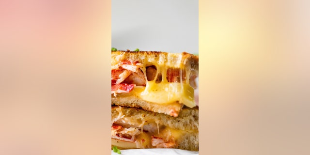 Take your grilled cheese up a notch with this recipe by Erin Alvarez on behalf of Maine Lobster Marketing Collaborative. (Erin Alvarez, on behalf of the Maine Lobster Marketing Collaborative)