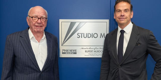 Fox Corporation chairman and News Corp executive chairman Rupert Murdoch and Fox Corporation Executive Chairman and CEO Lachlan Murdoch.