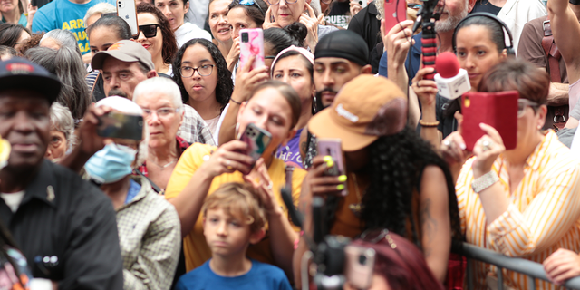 The attendees at last weekend's rally.