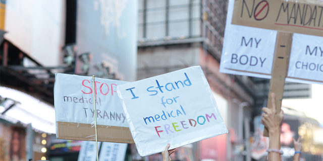 Freedom rally in NYC