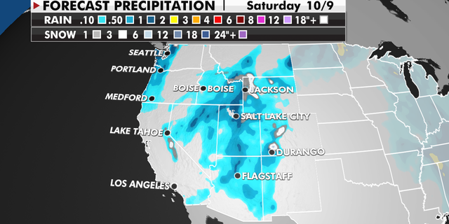 Precipitation across the Northwest