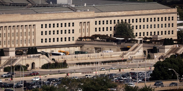 The Pentagon building is seen in Arlington, Virginia, Oct. 9, 2020.