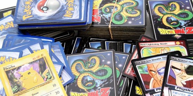 Pokemon trading card display