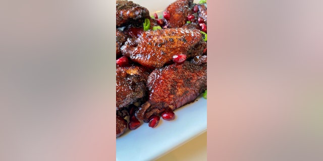Rania Batayneh, MPH, author of the book, The One One One Diet, shared her Pomegranate Glazed Chicken Wings recipe with Fox News.