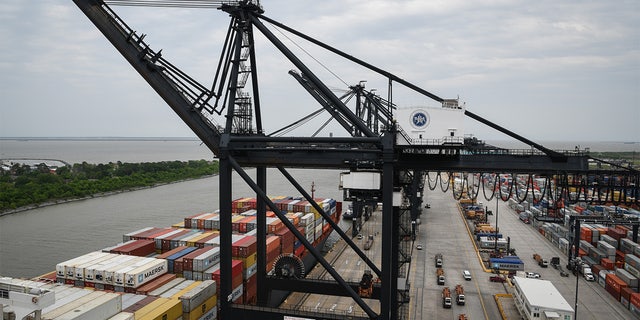 The Port of Houston Bayport Container Terminal in 2019.