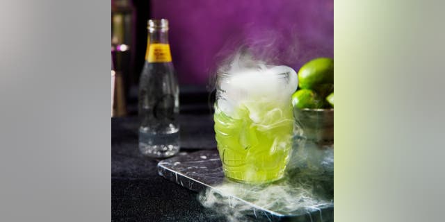 Q Mixers’ "Frankenlime Collins" recipe will have you dancing to the "Monster Mash" in no time.