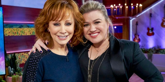 Reba McEntire and Kelly Clarkson on 'The Kelly Clarkson Show.'