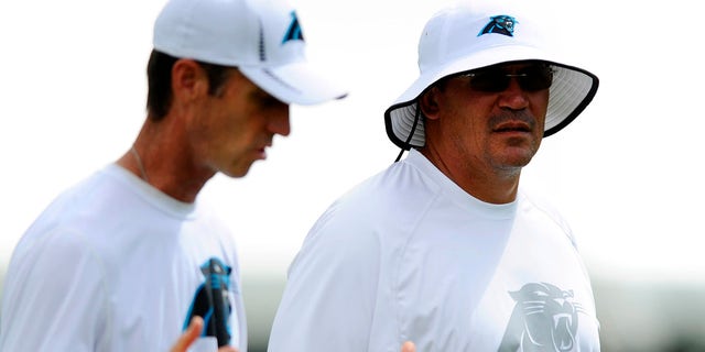 Ryan Vermillion, left, spent time on Ron Rivera's staff while the two were in Carolina.