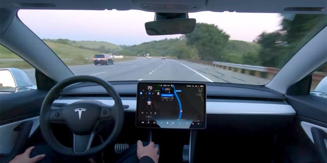 Tesla's Full-Self Driving feature receives periodic updates.