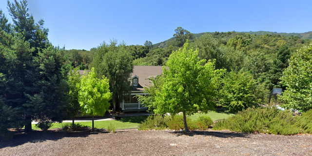 Screen shot of Los Gatos home where Shannon O'Connor lived (Google Maps)