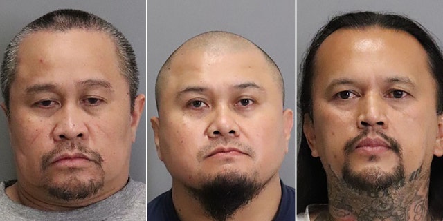 Eutropio Dagayray, 47, Francis Dagayray, 45, and Gilbert Meriales, 45, were all arrested and booked into the Santa Clara County Jail on charges of homicide, assault with a deadly weapon, and gang enhancements.