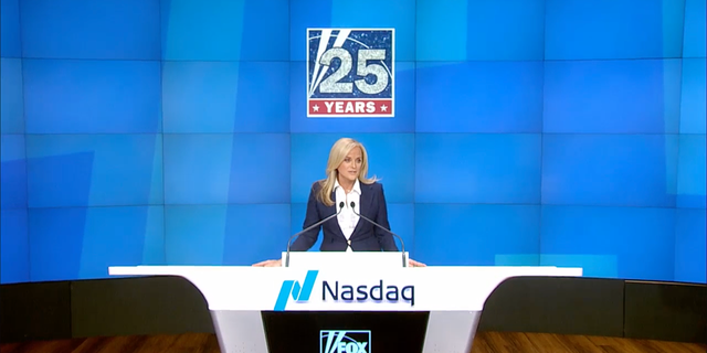 FOX News Media CEO Suzanne Scott rang the Nasdaq Opening Bell Tuesday as network celebrates 25th anniversary.