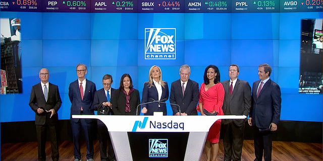 FOX News Media CEO Suzanne Scott was joined by Fox News Channel founding anchors and members of its senior leadership team to ring Nasdaq’s Opening Bell on Tuesday.
