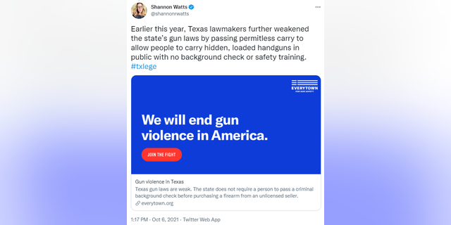 Twitter screenshot.