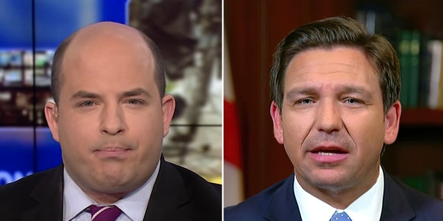 CNN’s Brian Stelter attempted to jab Florida Gov. Ron DeSantis, but it didn’t go so well. 
