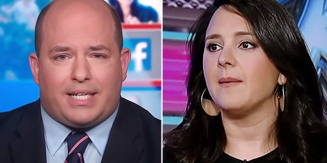 Brian Stelter was confronted by ex-New York Times journalist Bari Weiss over CNN’s coverage.