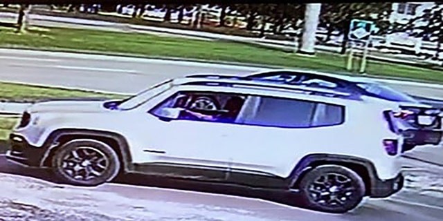 Police have released a photo of the Jeep Renegade that they say was used in the abduction of the girl (9), Sunday, in the Detroit area.  (Farmington Hills Police Department)