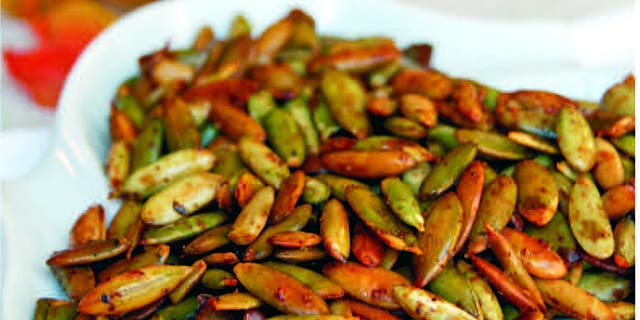 Grilled Pumpkin Seeds for National Pumpkin Seed Day