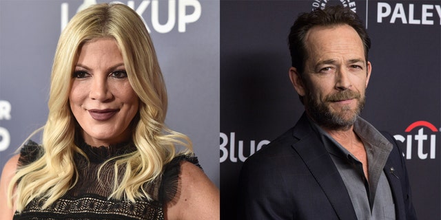 Tori Spelling paid tribute to Luke Perry on Instagram and revealed that the actor is having a fight with her abusive relationship.