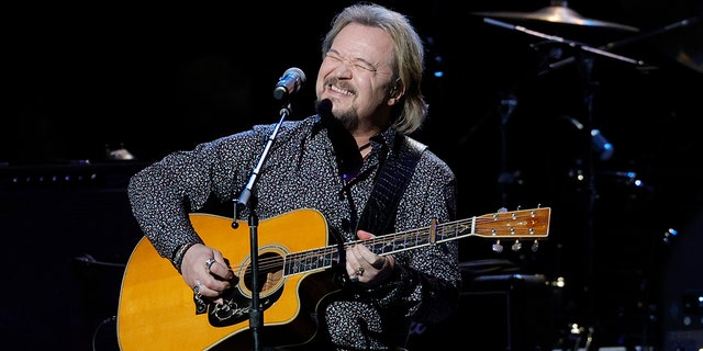 Travis Tritt performs during the Volunteer Jam: A Musical Salute To Charlie Daniels at Bridgestone Arena on August 18, 2021 in Nashville, Tennessee. (Photo by Jason Kempin/Getty Images)