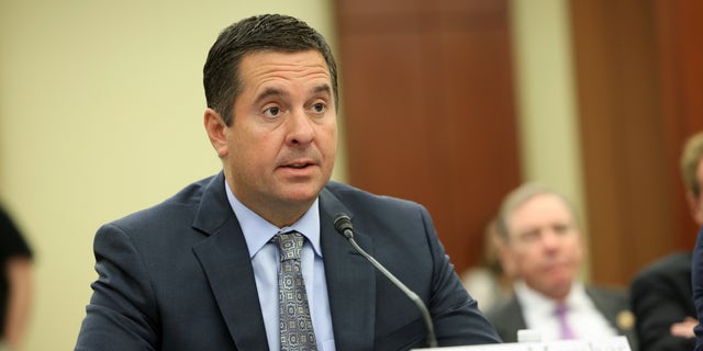 Rep. Devin Nunes, R-Calif., testifies during a Republican-led forum on the origins of the COVID-19 virus at the U.S. Capitol on June 29, 2021, in Washington, D.C. (Photo by Kevin Dietsch/Getty Images)