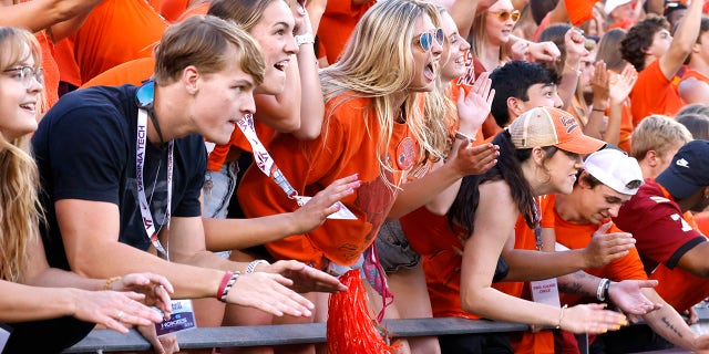 September 3, 2021 Blacksburg, Virginia, USA; Virginia Tech hockey fans will enjoy the North Carolina Tar heel in the second quarter at Lane Stadium.