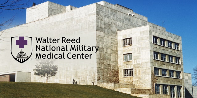 Part of the Walter Reed Army Medical Center (WRAMC) in Washington, DC, USA, circa 1960. 