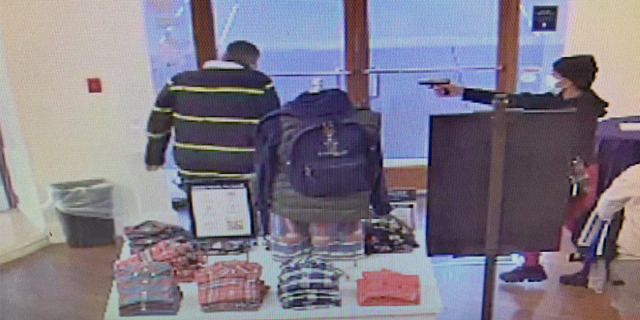 Oregon Polo Ralph Lauren store gunman caught on camera pointing gun at  employee | Fox News