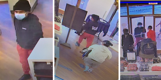 Surveillance photos of the suspects.