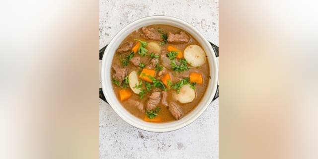 Amanda Hay's beef stew recipe is so easy, it only takes 10 minutes to prep.