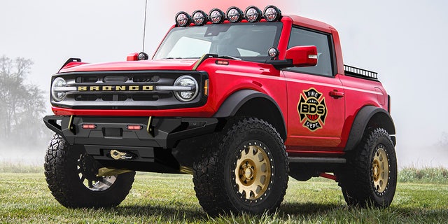 BDS suspensions built the ultimate Bronco firefighting truck.