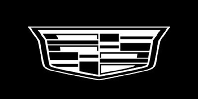Cadillac's website and social media properties have switched to a black and white version of its crest.